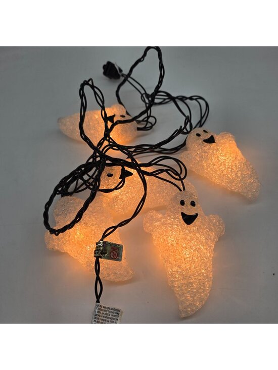Unbranded Other - Ghost String Lights Halloween Decorations Spooky Indoor Or Outdoor Décor VTG